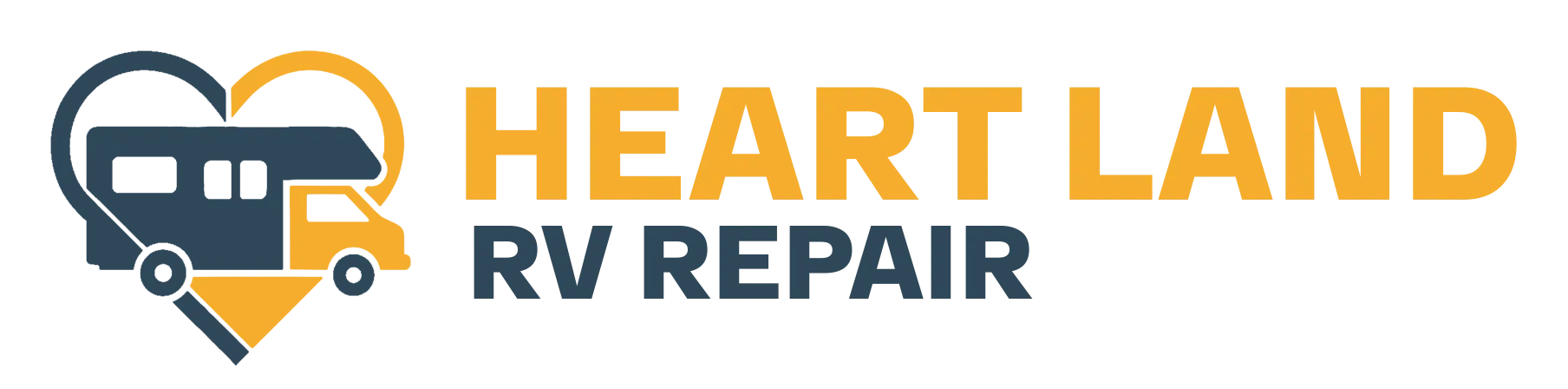 Heart Land RV Repair dark logo version