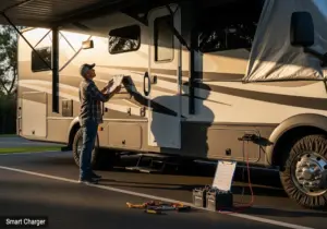 RV outdoor protected cover